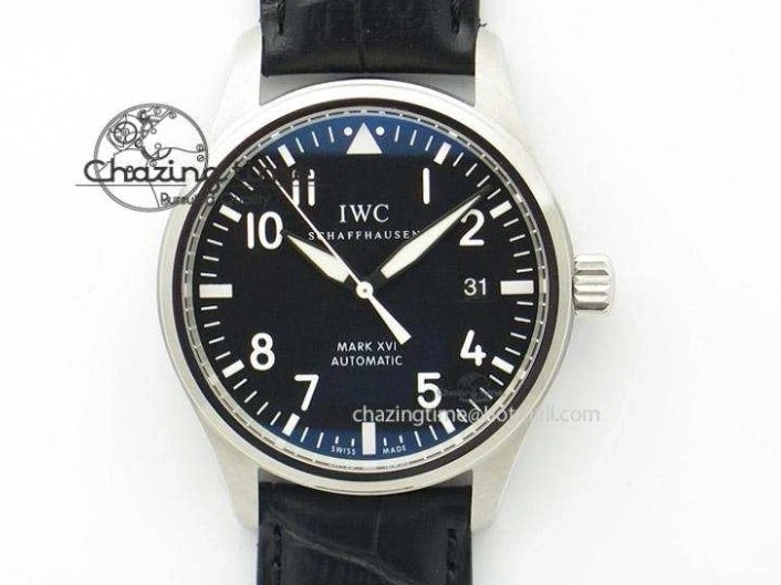 MIROTIME 0331 Pilot Mark XX IW328201 ZF 1:1 Best Edition Black Dial on Black Leather Strap A Affordable 7028